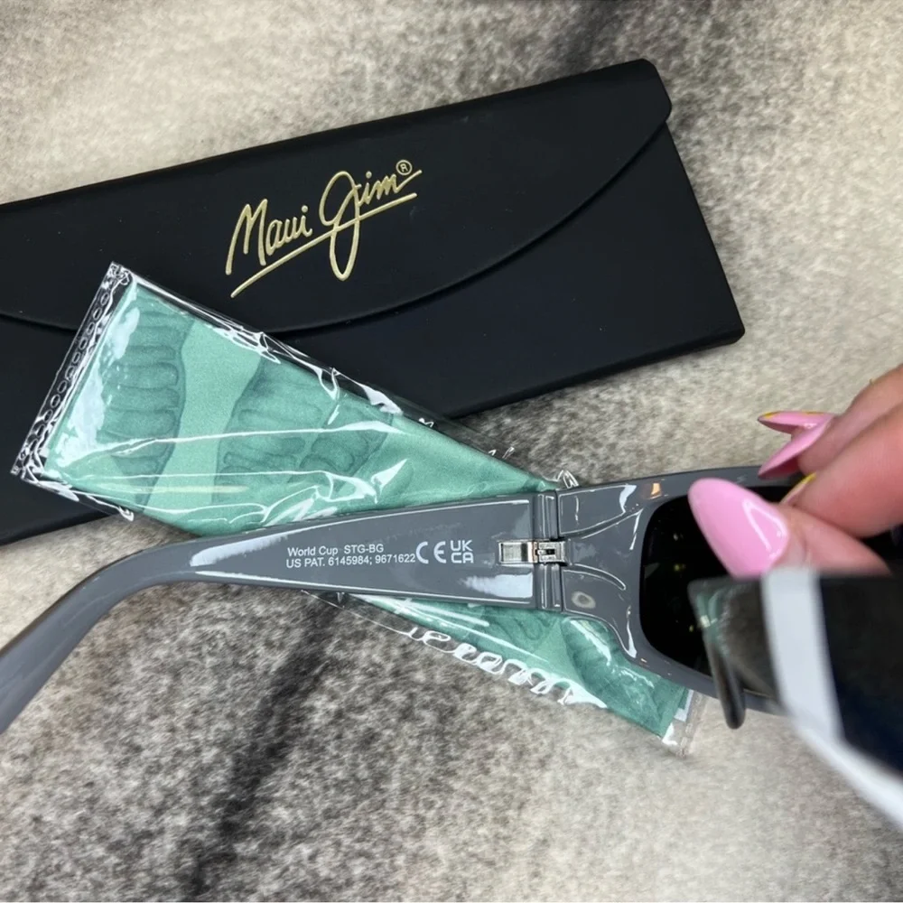 Maui Jim World Cup Marlin Polarized Wrap Sunglasses
